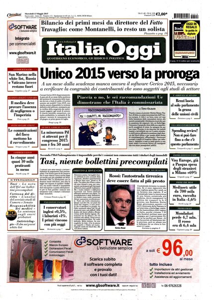 Italia oggi : quotidiano di economia finanza e politica